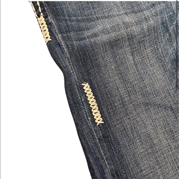 BKE Starlite Stretch Cropped Low Rise Jeans 27 - Picture 3 of 11